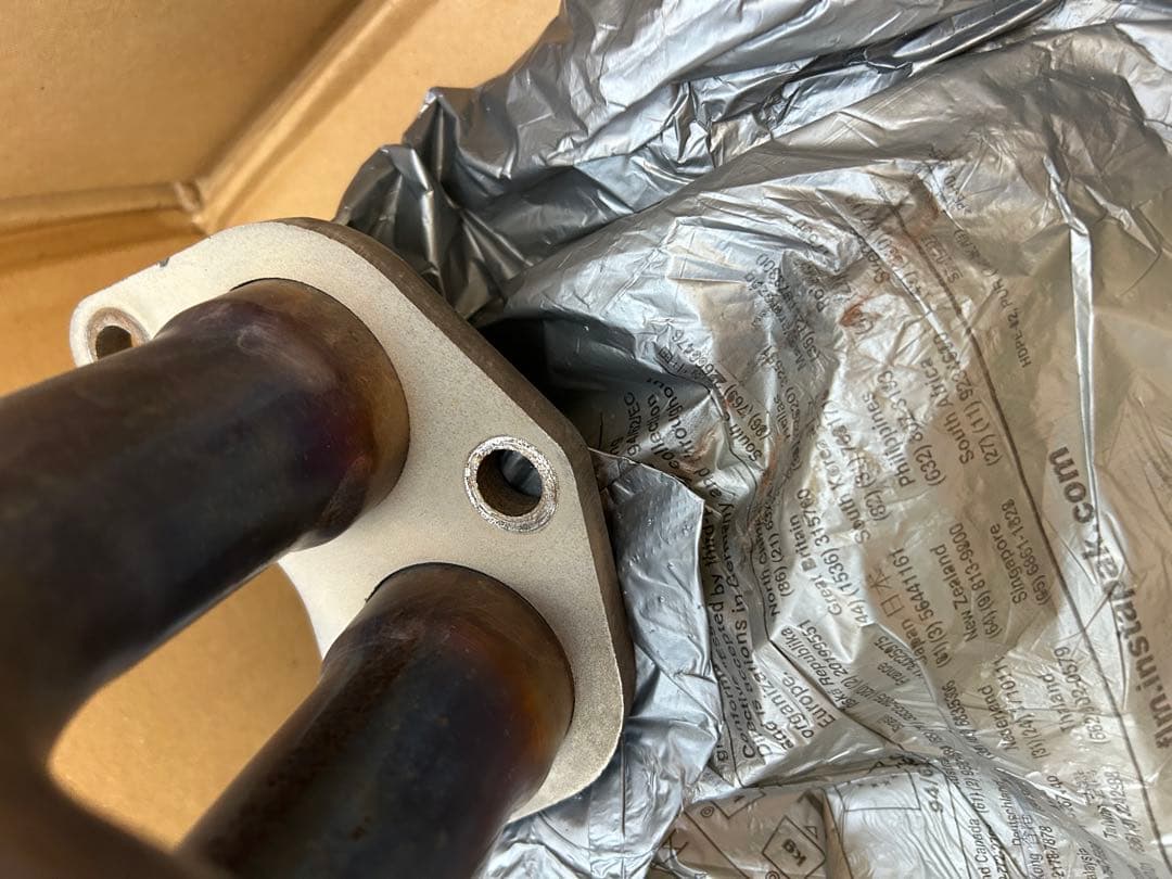 田中品　ZN6 エキマニ 不等長ボーラ(Borla) 取説　証明書あり