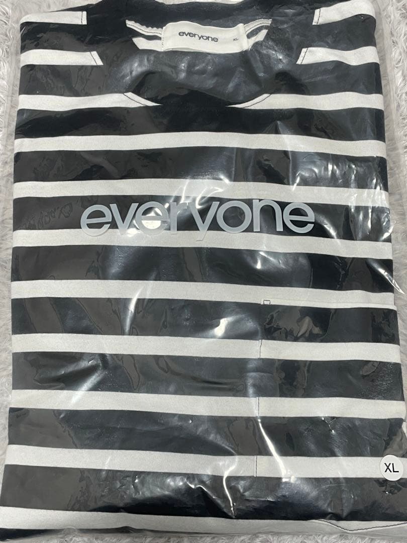 トップス everyone high-gauge cotton border L/Stee