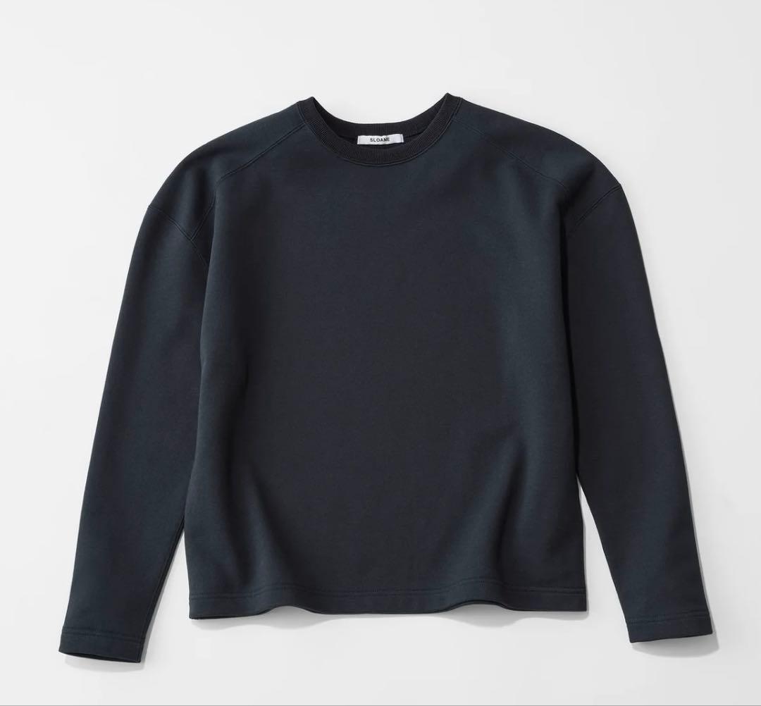 【新品未使用 試着のみ】Boutique310 小顔スウェット NAVY