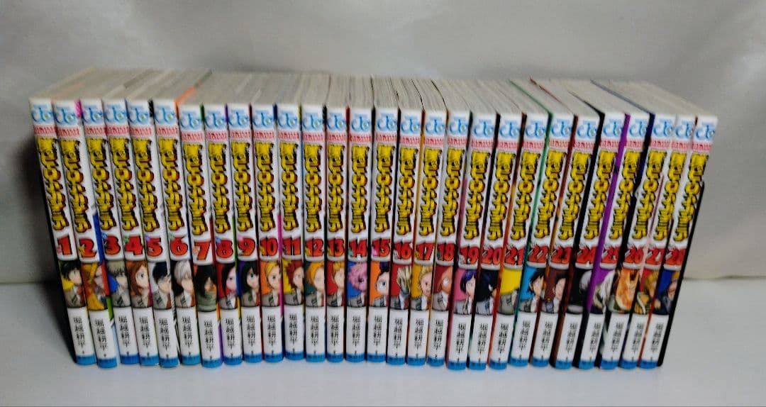 中古本　僕のヒーローアカデミア 　1〜28巻・緑谷出久・爆豪勝己フィギュア