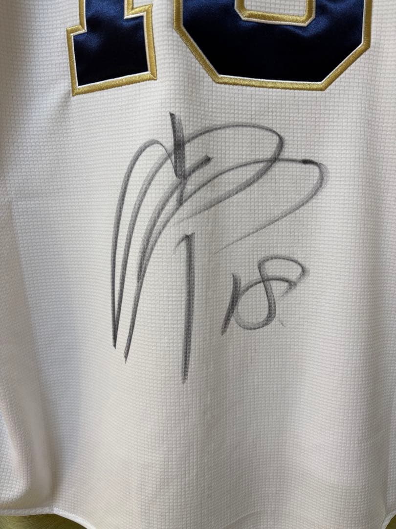 山本由伸　サイン入りユニホーム　オリックス時代