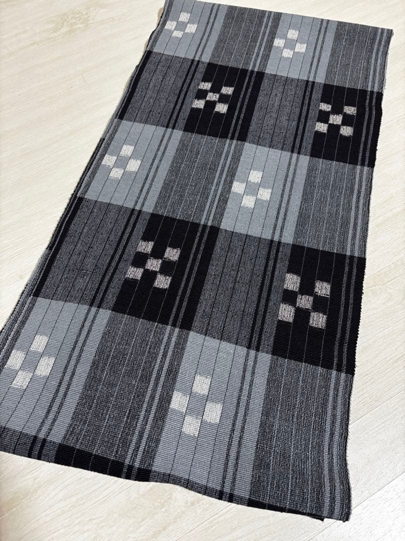 ★全通のミンサー織の名古屋帯