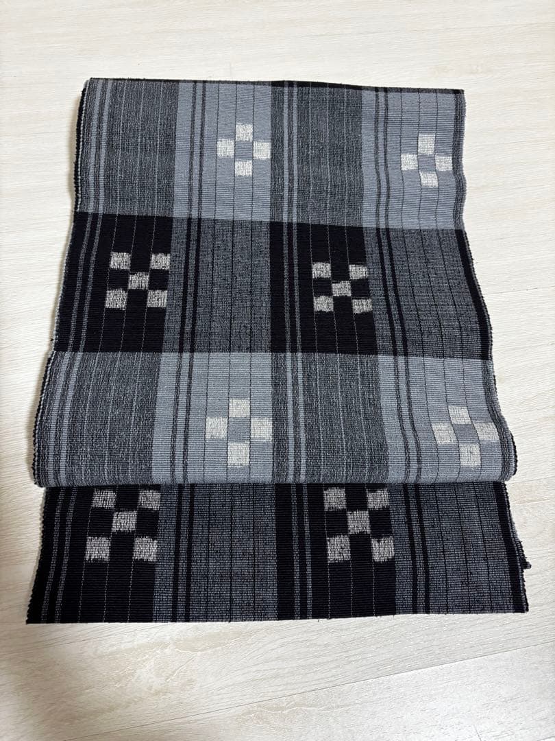 ★全通のミンサー織の名古屋帯