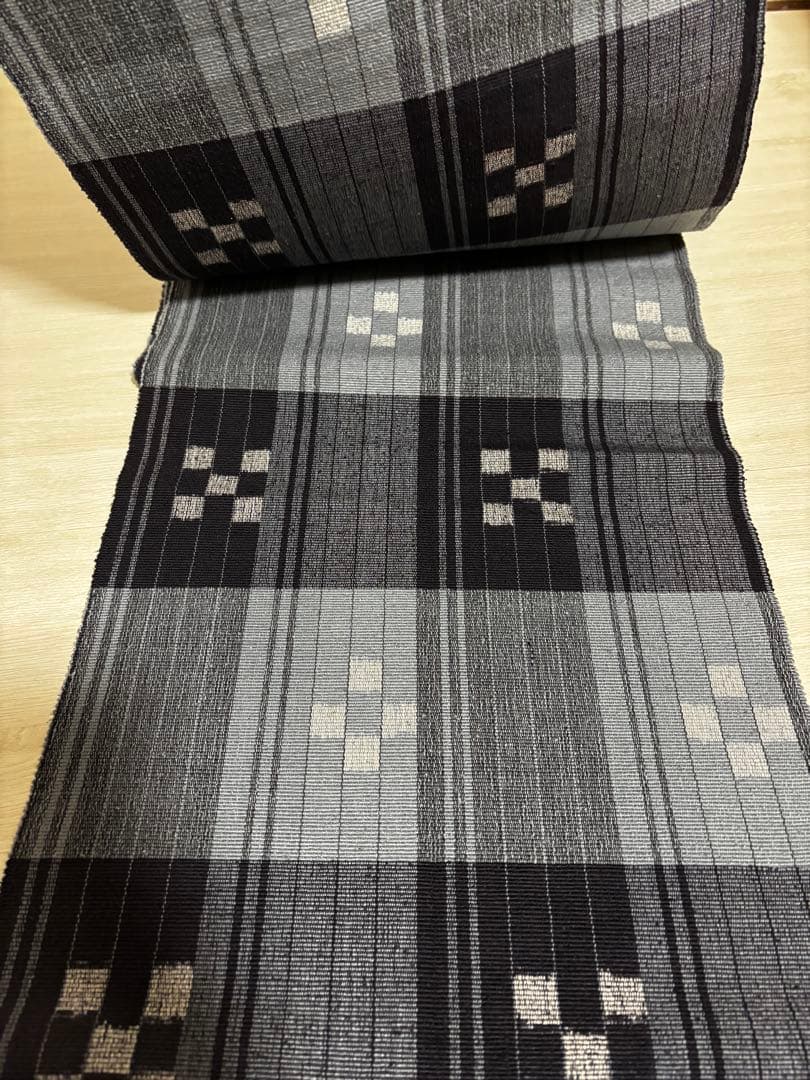★全通のミンサー織の名古屋帯