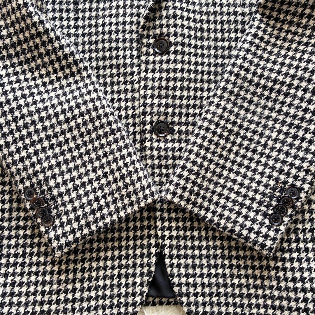 【希少✨千鳥格子柄／美品✨】ハリスツイード×Le Chic テーラードジャケット