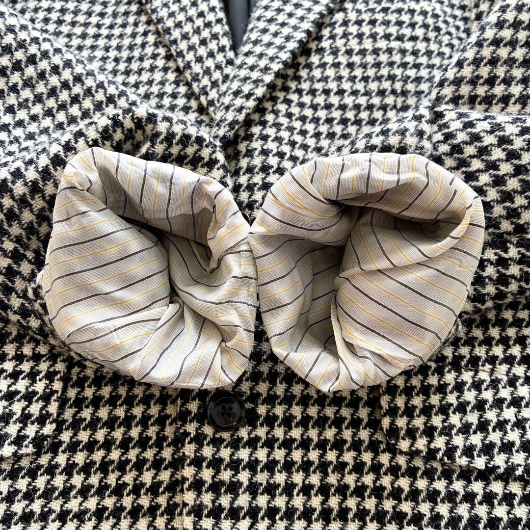 【希少✨千鳥格子柄／美品✨】ハリスツイード×Le Chic テーラードジャケット