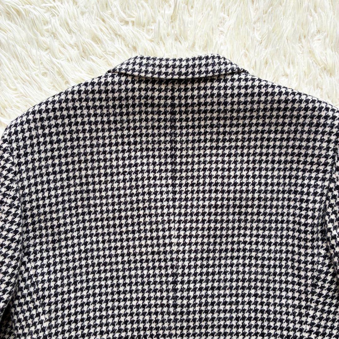 【希少✨千鳥格子柄／美品✨】ハリスツイード×Le Chic テーラードジャケット