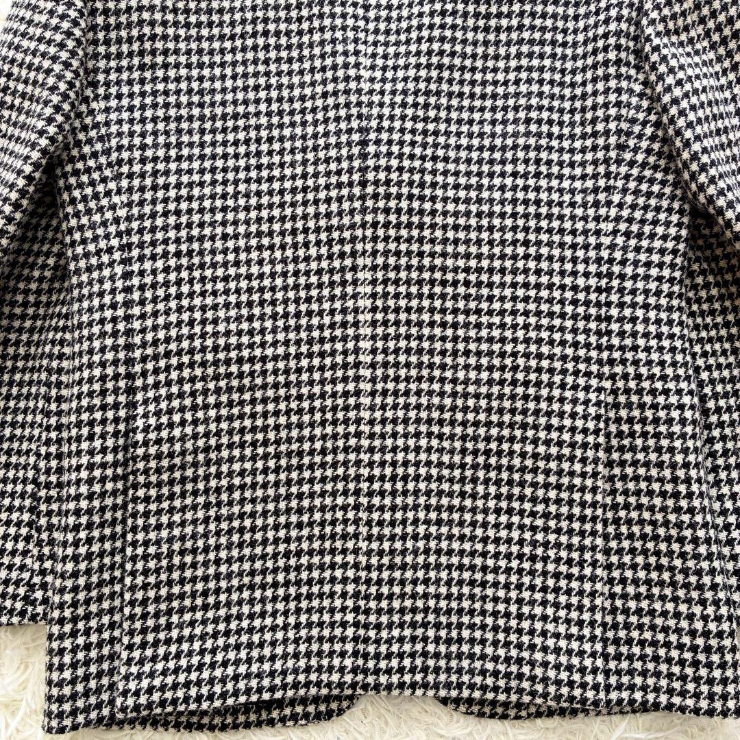 【希少✨千鳥格子柄／美品✨】ハリスツイード×Le Chic テーラードジャケット