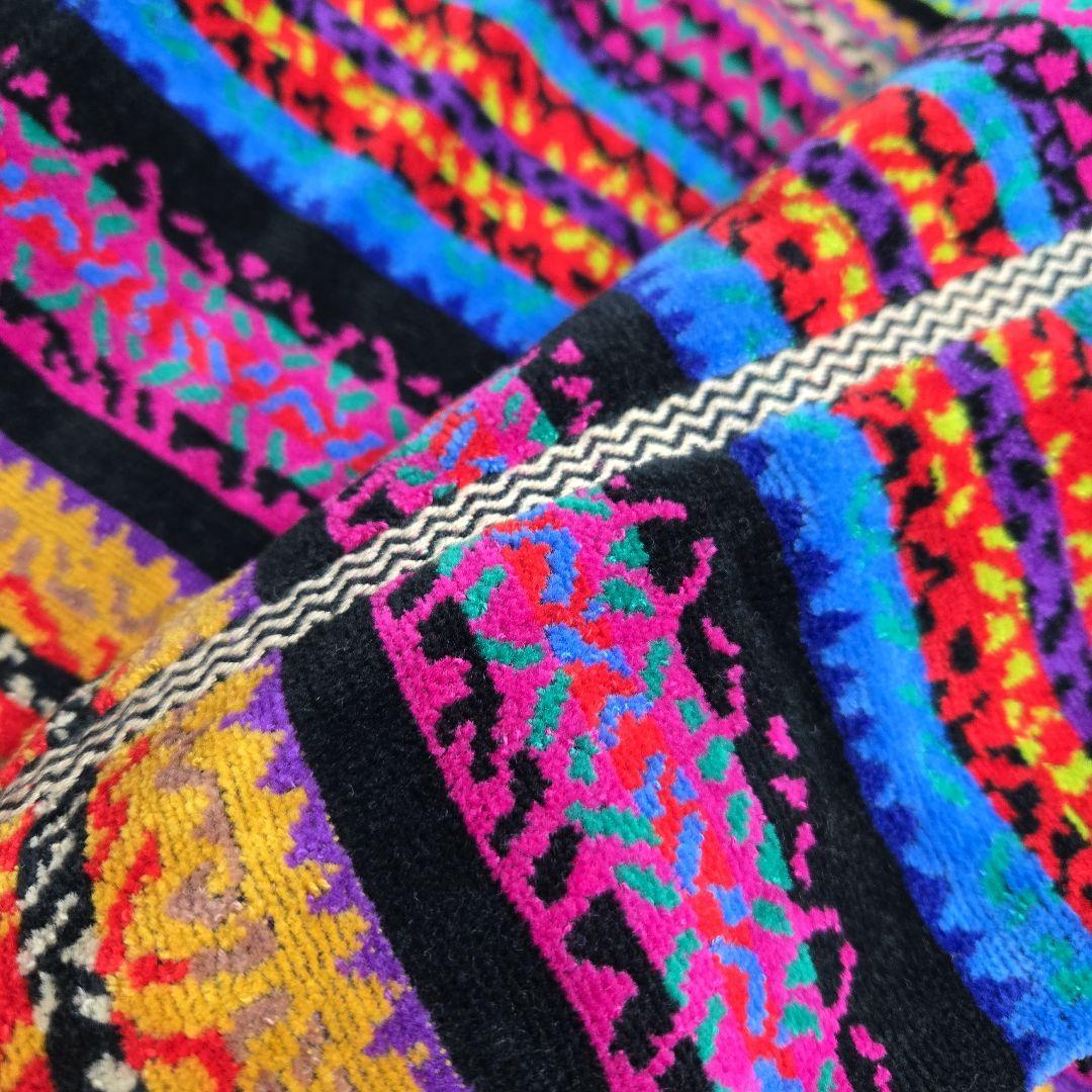 新品　MISSONI 　タオルケット　ストリシア　今治　マルチカラー