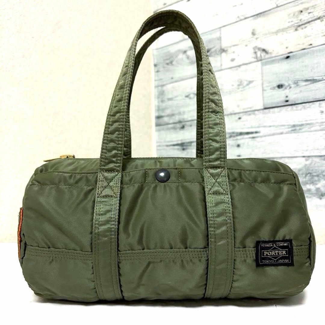 極美品✨ポータータンカー ダッフル ミニボストンバッグS セージ 吉田カバン