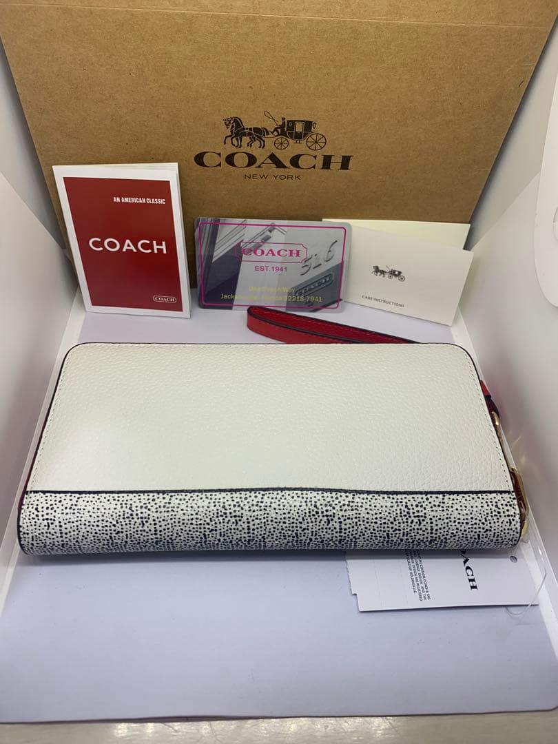 COACH　コーチ　C7800　長財布　ディズニー×キースヘリング