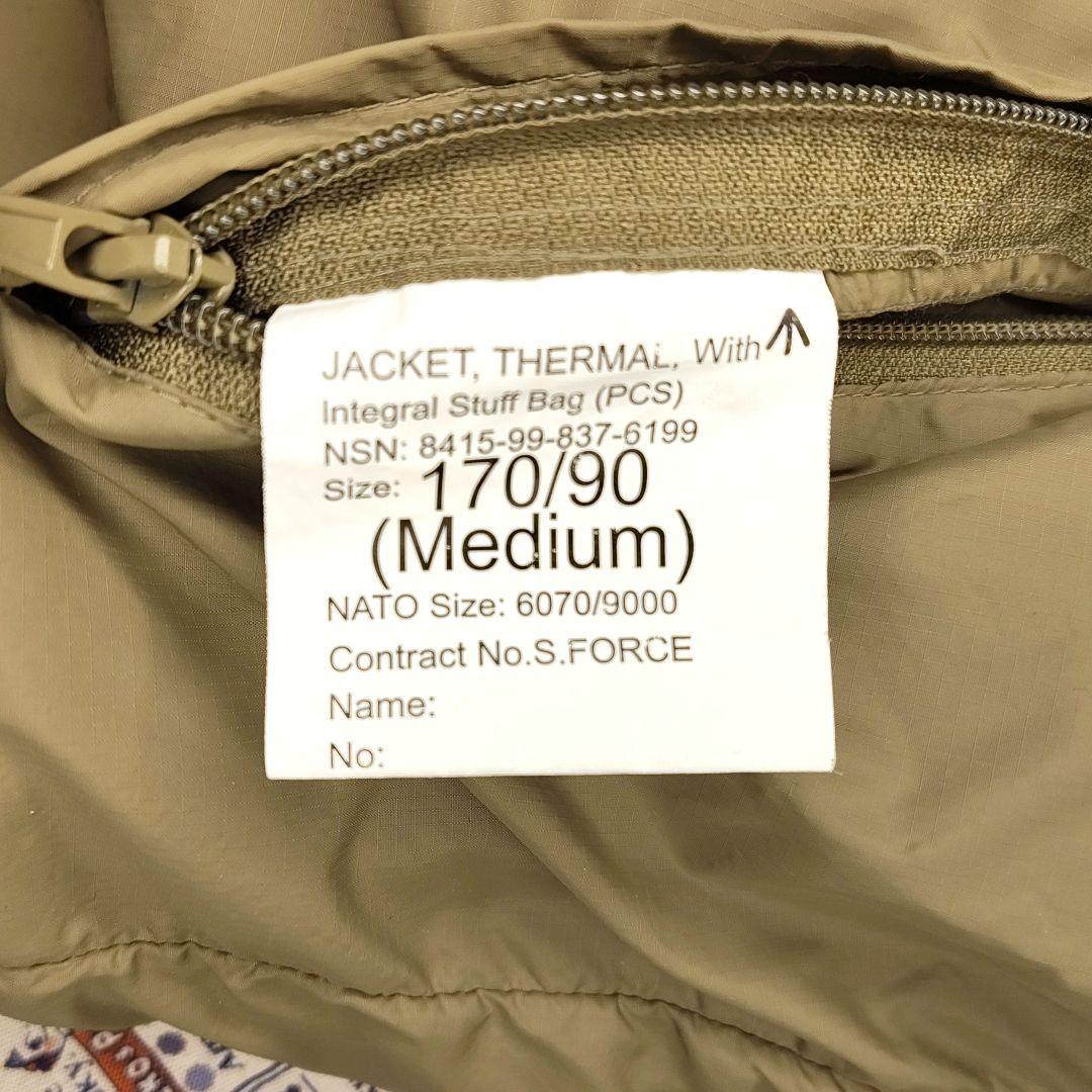 超美品 イギリス軍 PCS サーマルジャケット Mサイズ