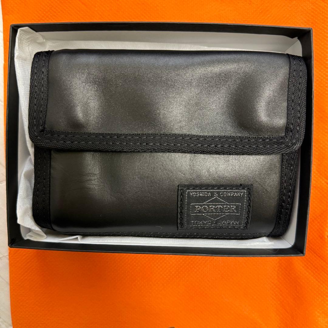 PORTER ポーター ALOOF WALLET サイフ 財布 レザー 黒