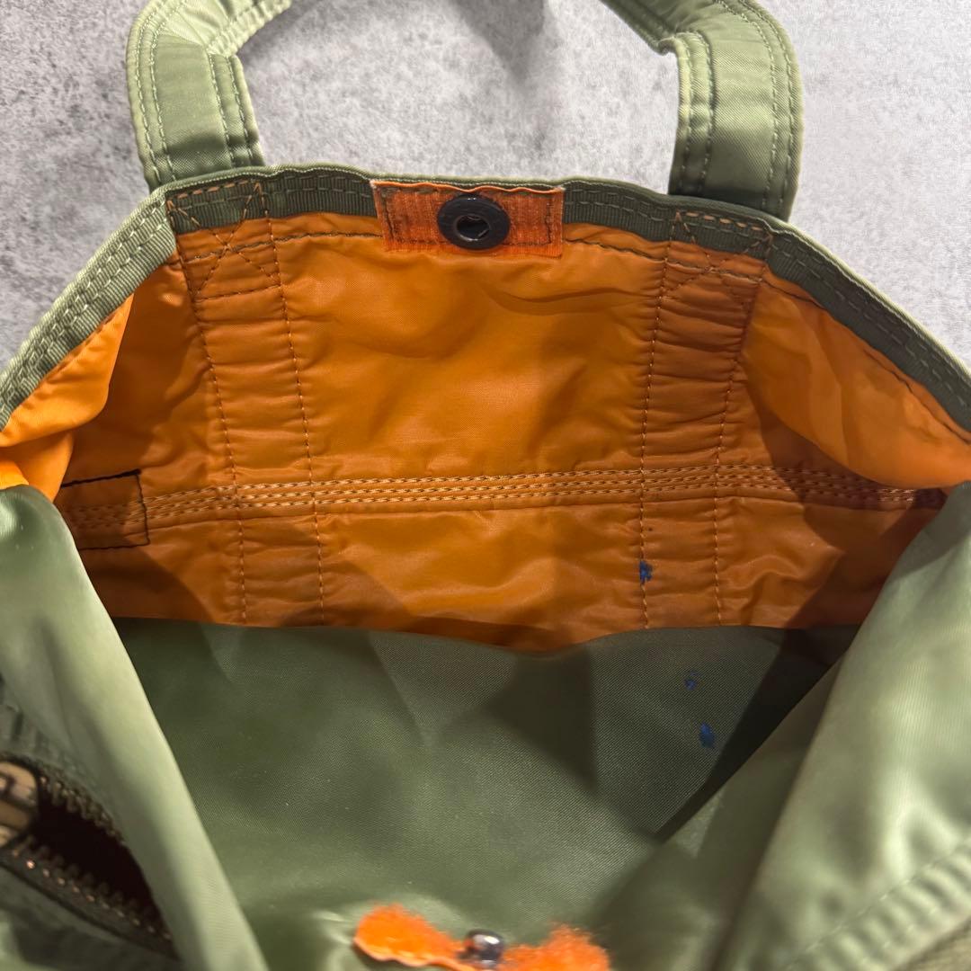 【廃盤品】PORTER TANKER mini Boston bag S カーキ