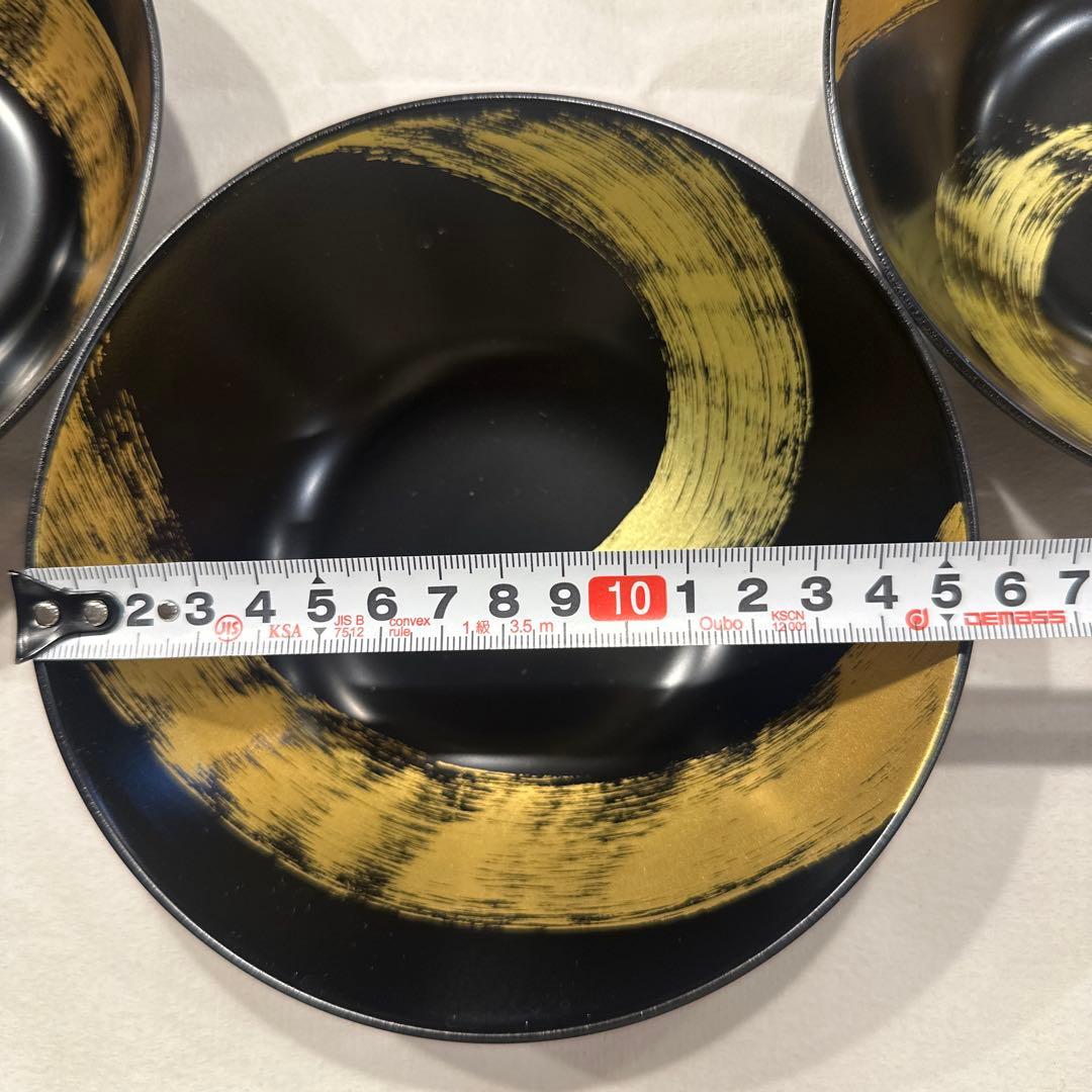 山田平安堂　取鉢揃 龍呼(5枚組)　和食器/取り鉢/漆塗り