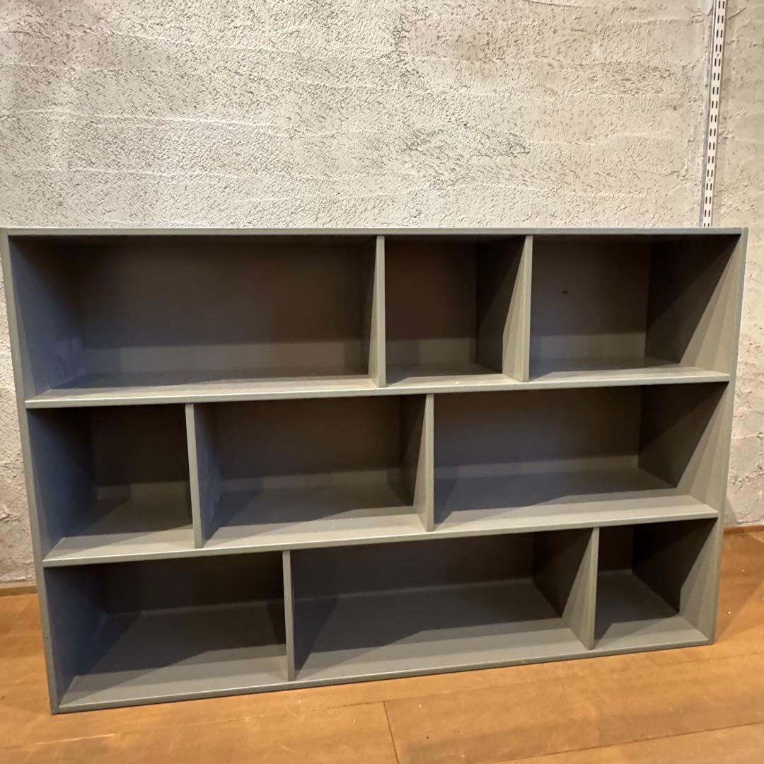 キャビネット オープンラック 本棚　グレー