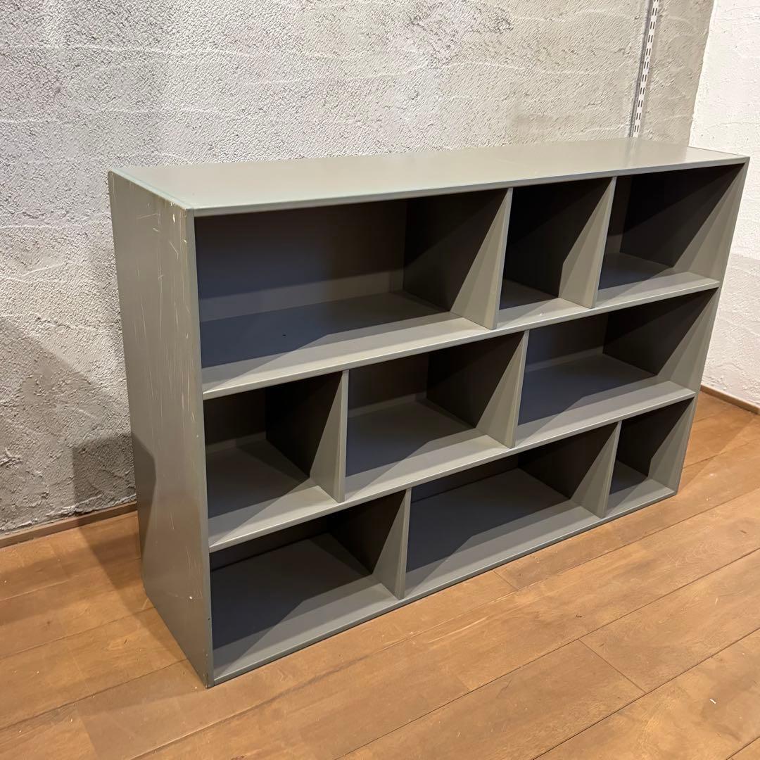 キャビネット オープンラック 本棚　グレー
