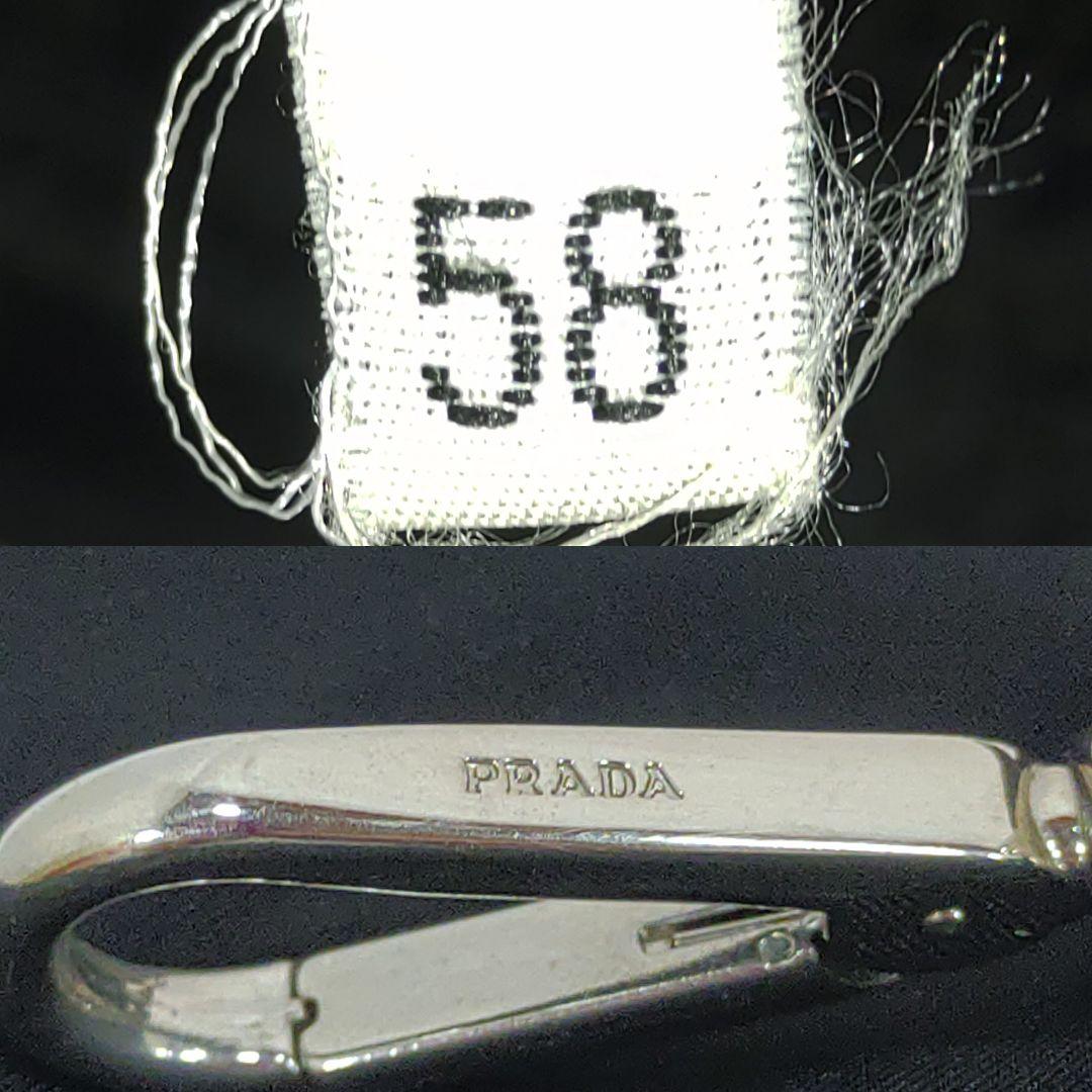 プラダ トートバッグ サフィアーノレザー×ナイロン A4可 肩掛 ブラック