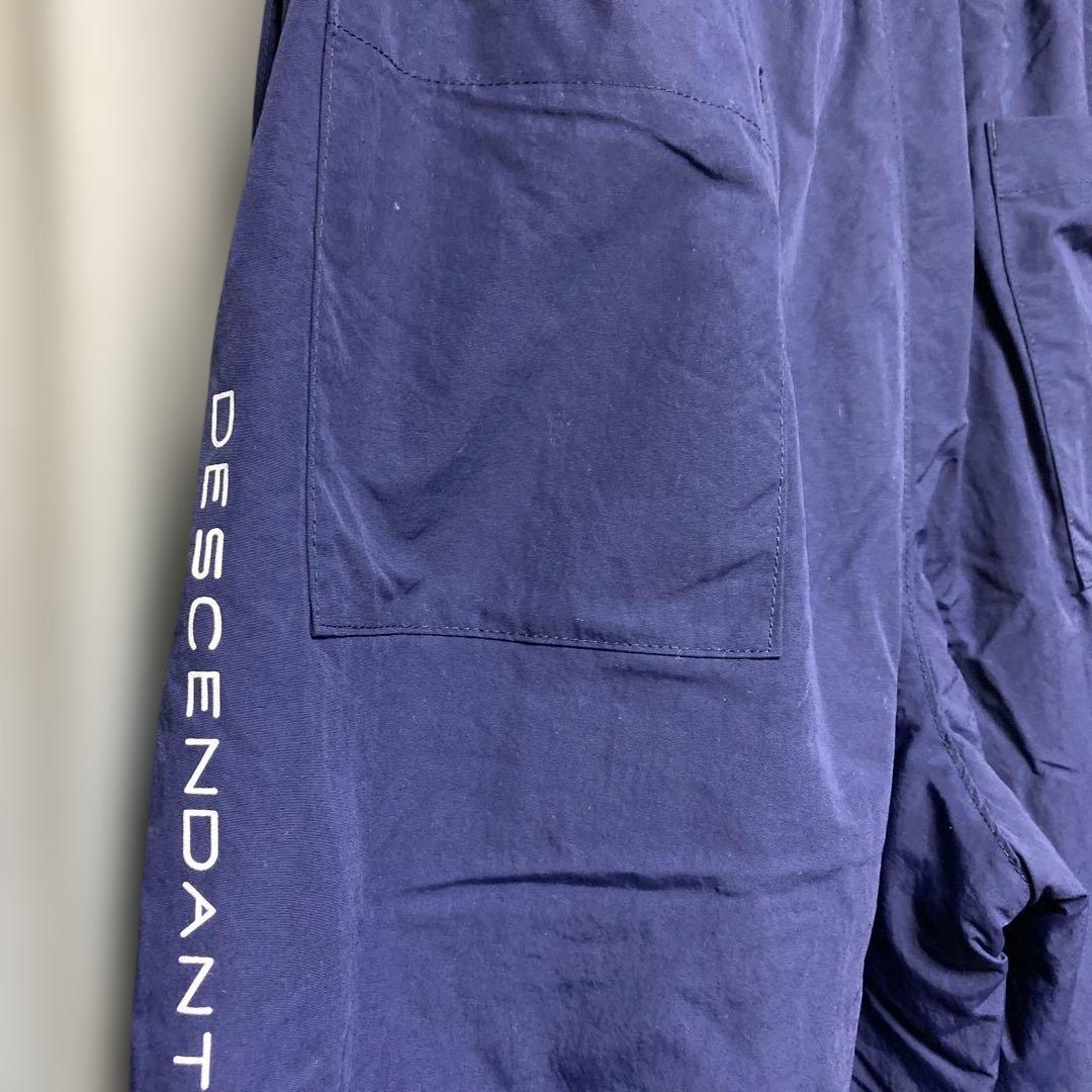 DESCENDANT WHARF NYLON TROUSERS 01 ネイビー