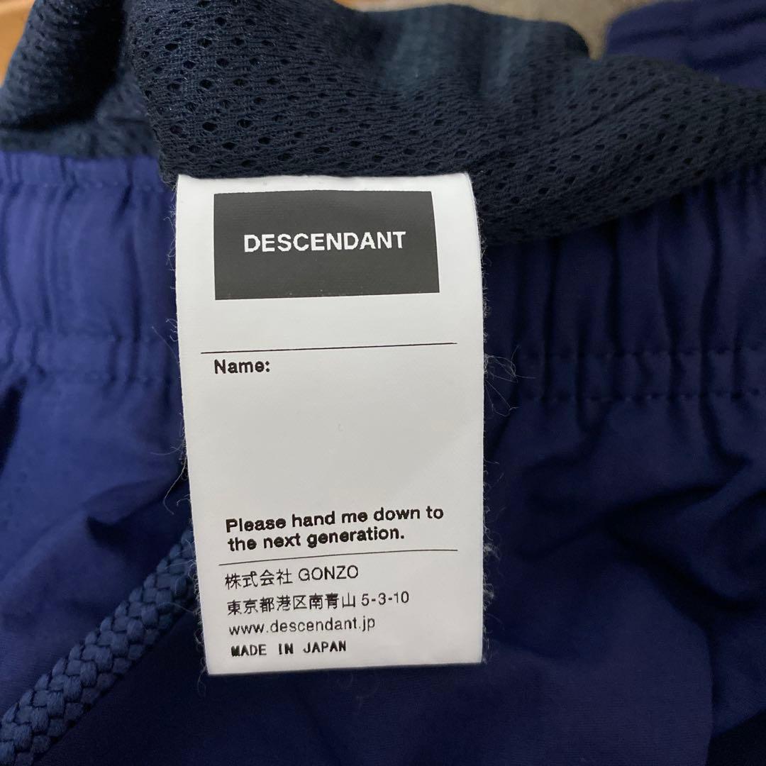 DESCENDANT WHARF NYLON TROUSERS 01 ネイビー