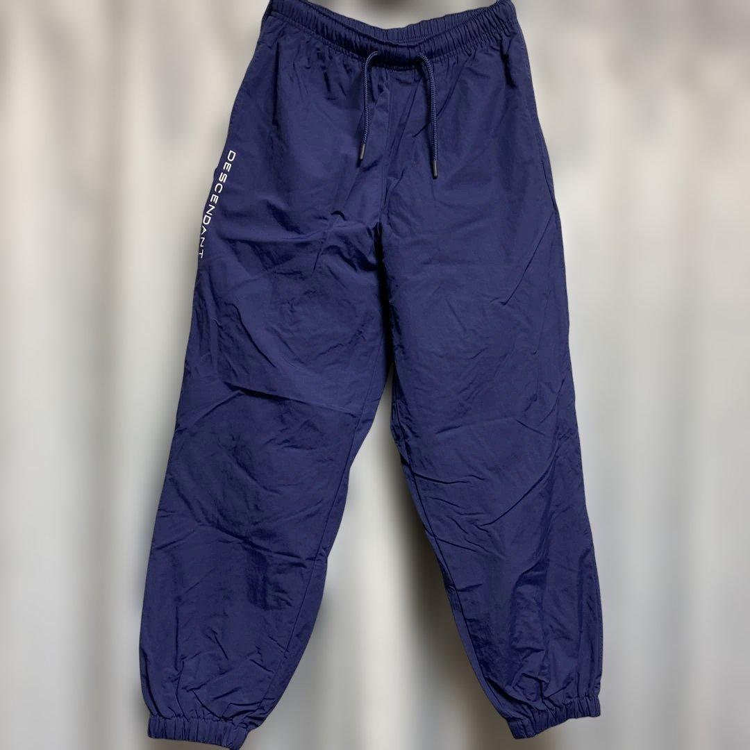 DESCENDANT WHARF NYLON TROUSERS 01 ネイビー