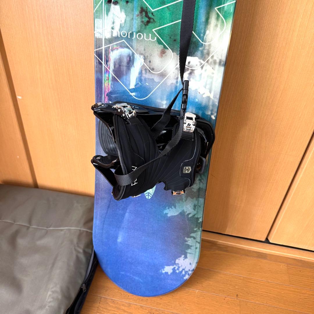 スノーボード モロー MORROW メンズ 155cm ビンディング　ケース付