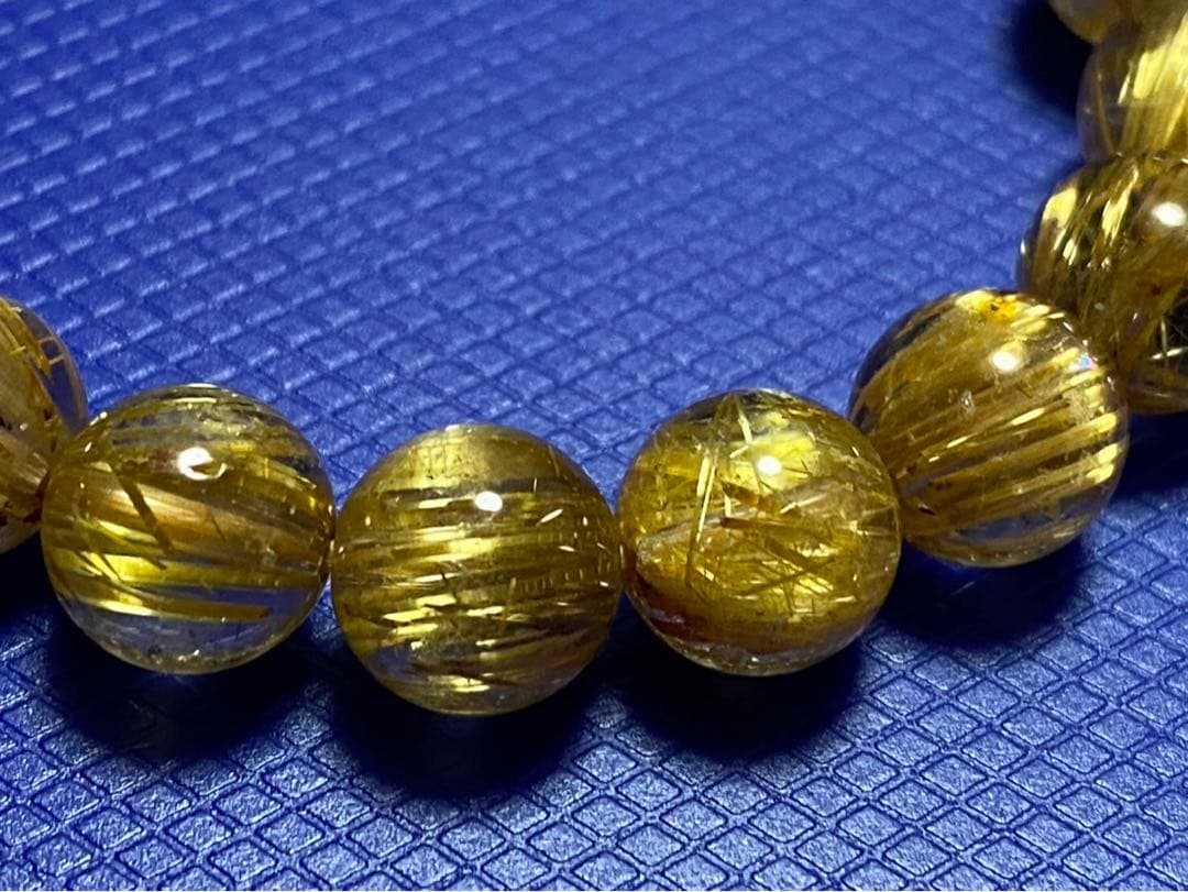 ohana smile⭐︎♡ＡＡＡＡＡ+ゴールドタイチンルチルブレスレット