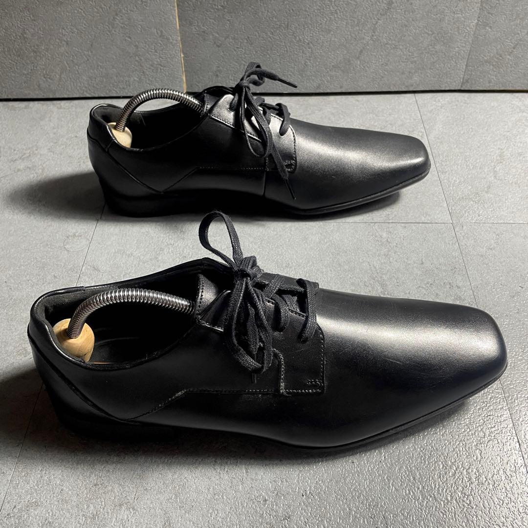 試着のみ✨️ Clarks ビジネスシューズ 革靴 スクエアトゥ ブラック