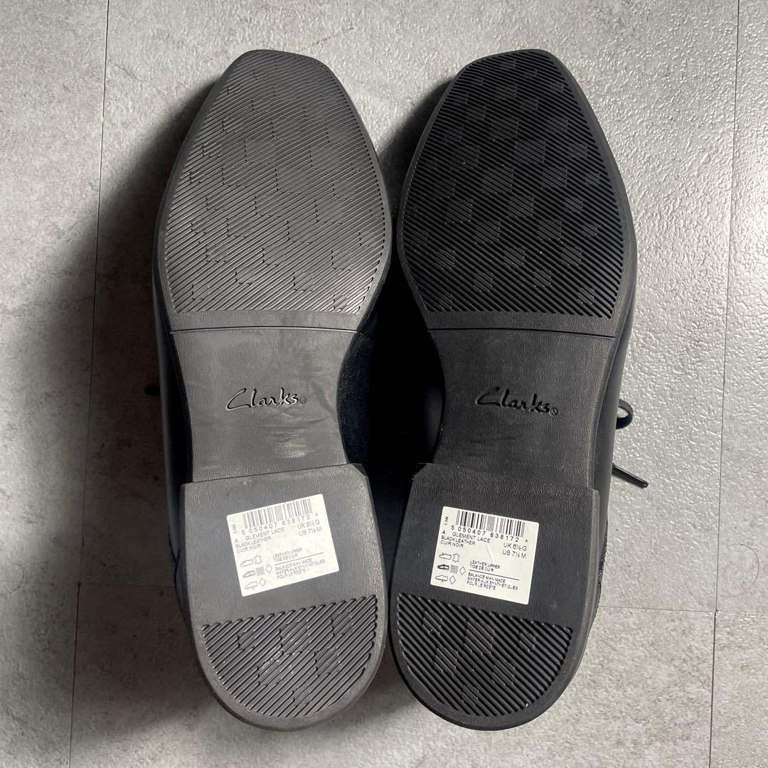 試着のみ✨️ Clarks ビジネスシューズ 革靴 スクエアトゥ ブラック