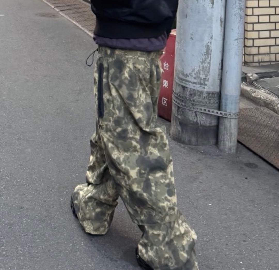 NIKE ウーブンカモパンツ　XL