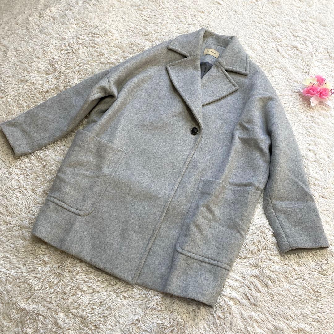 curensology カレンソロジー チェスターコート グレー