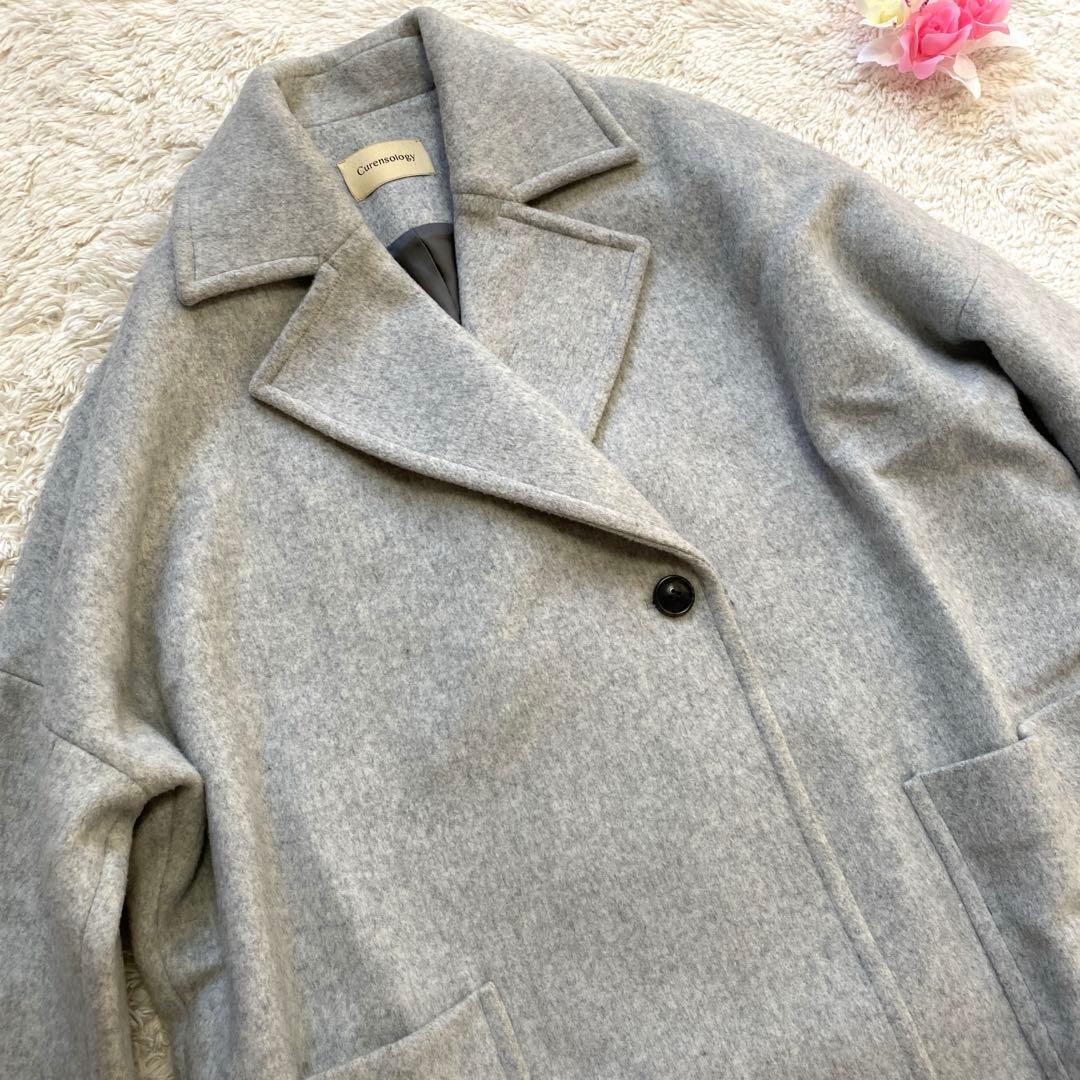 curensology カレンソロジー チェスターコート グレー