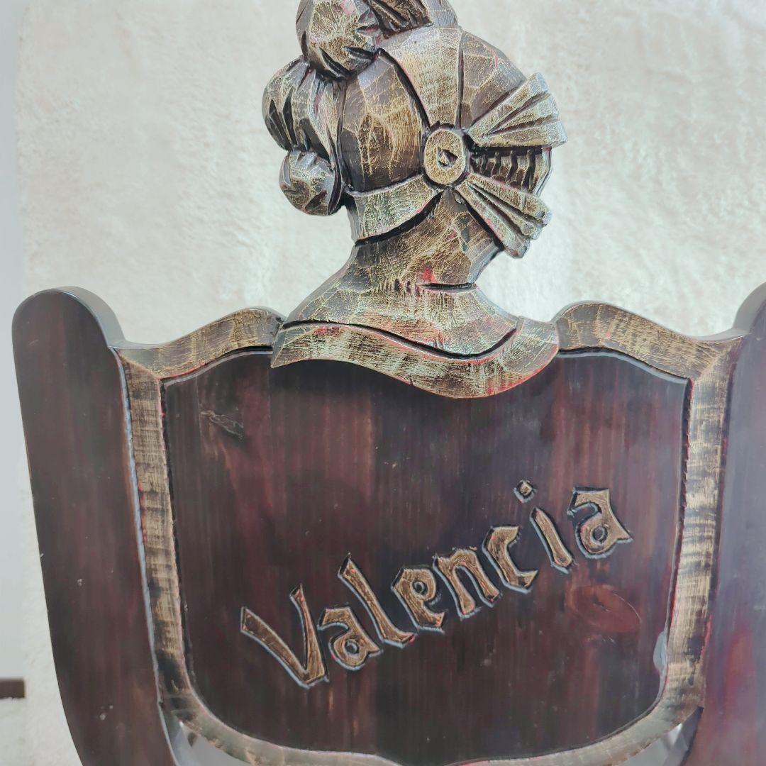 Valencia (バレンシア) ウッドアンティークチェア ブラウン