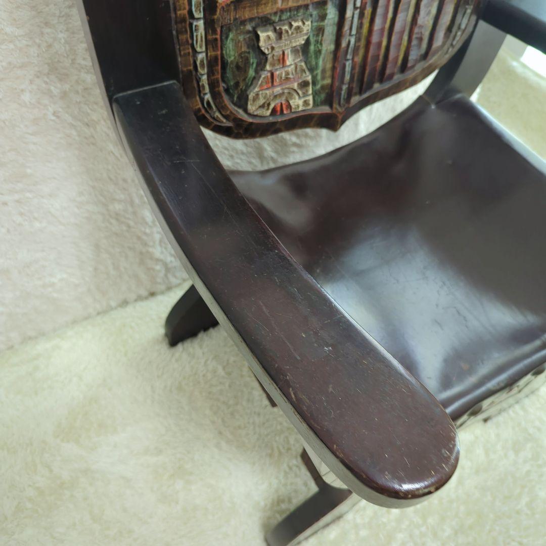 Valencia (バレンシア) ウッドアンティークチェア ブラウン