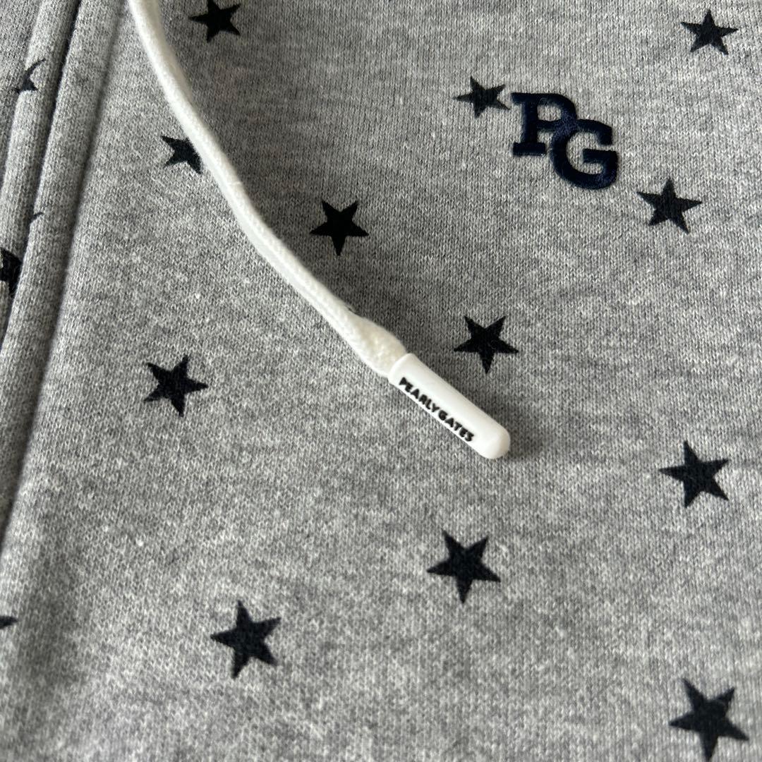 【未使用品】PEARLY GATES 星柄ジップアップパーカー※おまけスカート付