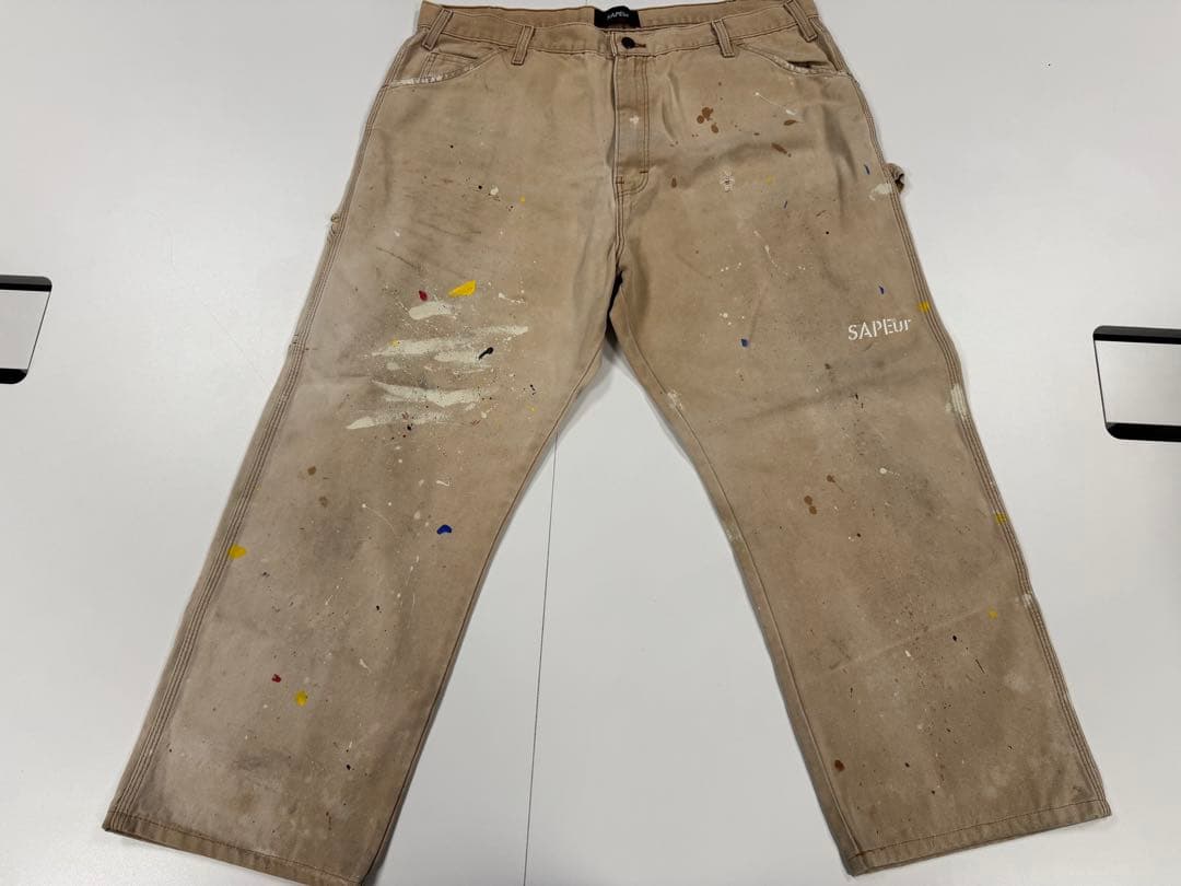 だいすけ　SAPEur リメイクペインターパンツ
