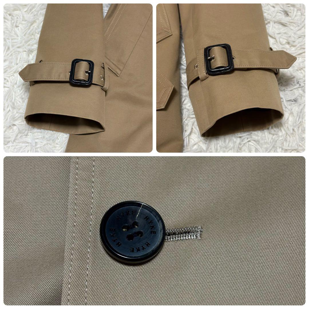 メイ様 HYKE トレンチコート ライナー付き ベルト 2WAY ベージュ M