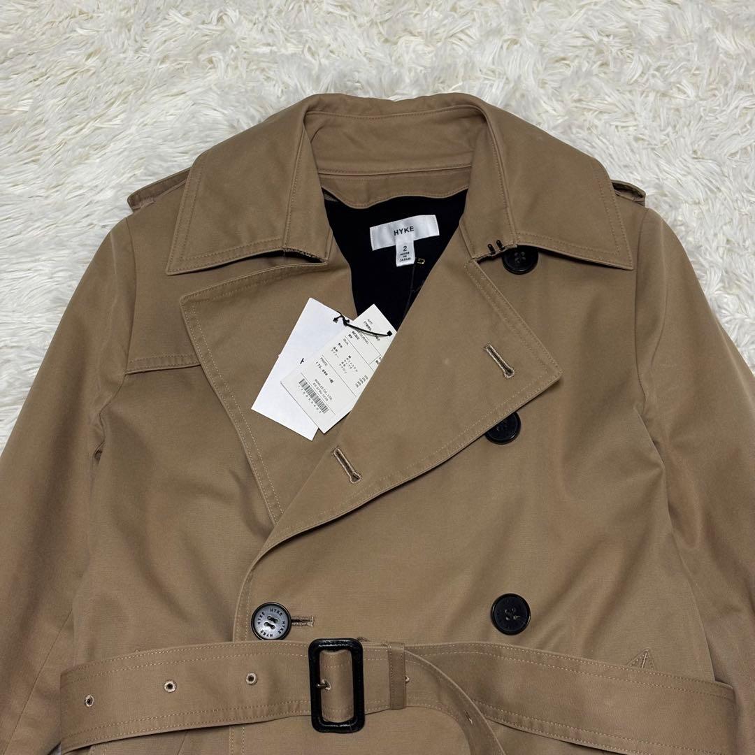 メイ様 HYKE トレンチコート ライナー付き ベルト 2WAY ベージュ M