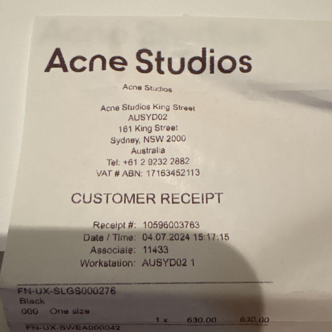 Acne Studios 折りたたみ式レザーウォレット