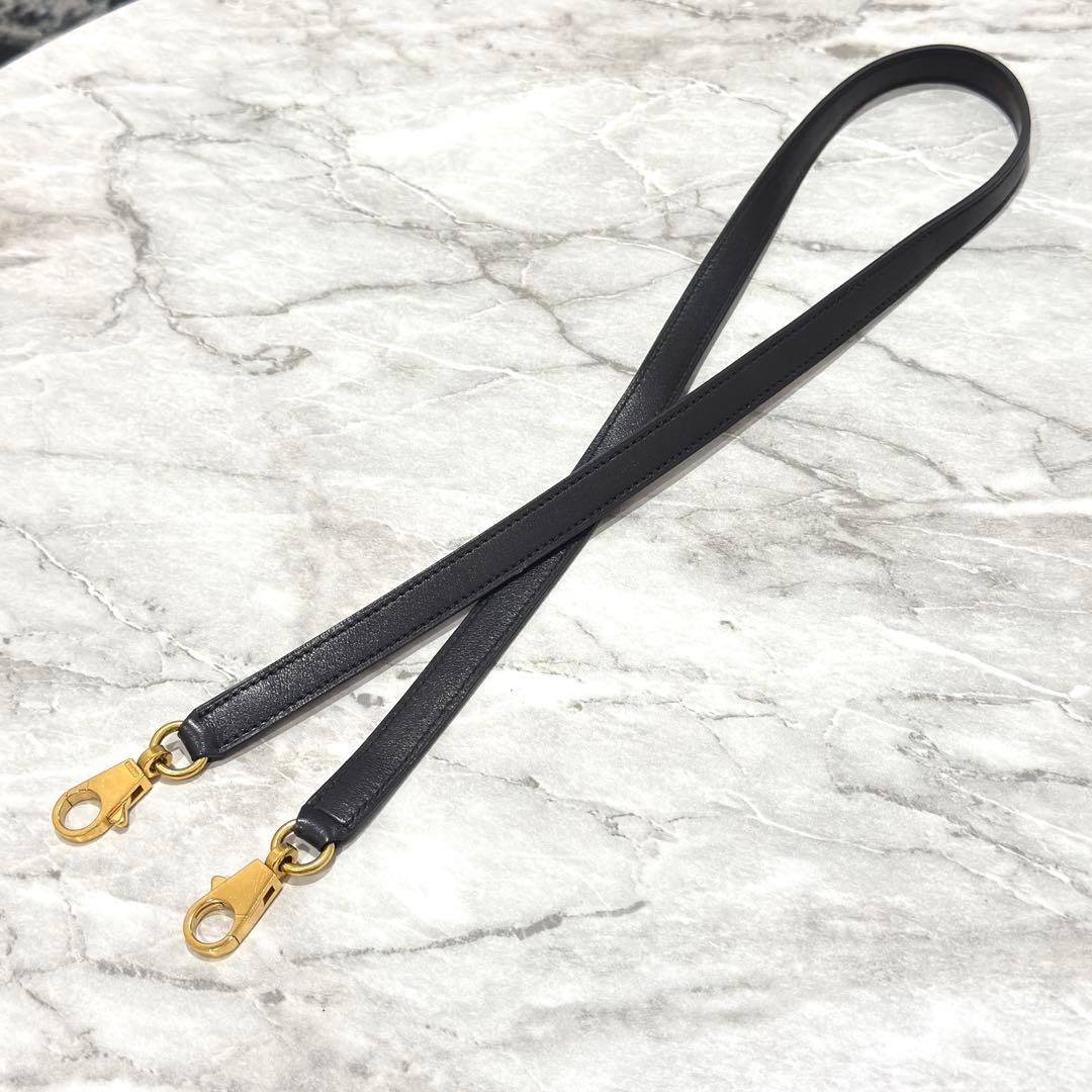 エルメス ショルダーストラップ ガリバー ブラック G金具