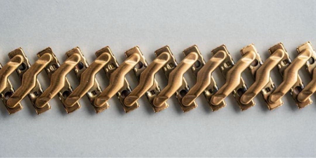 新品 蛇腹ベルト コンビ ハミルトン staysick ビンテージ 希少 レア