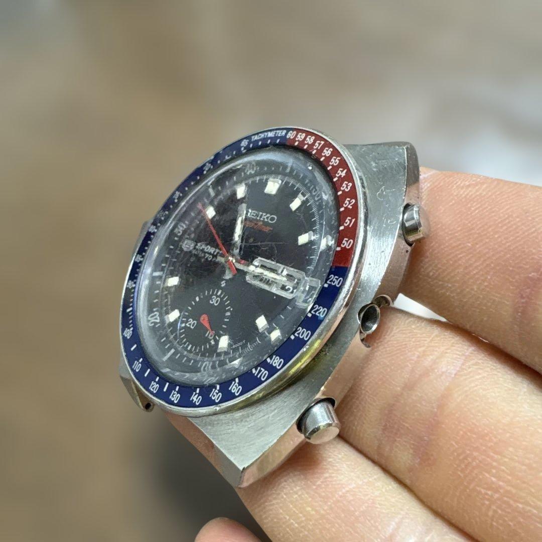 T*I様 SEIKO スポーツ70 自動巻き時計 タキメーター付き