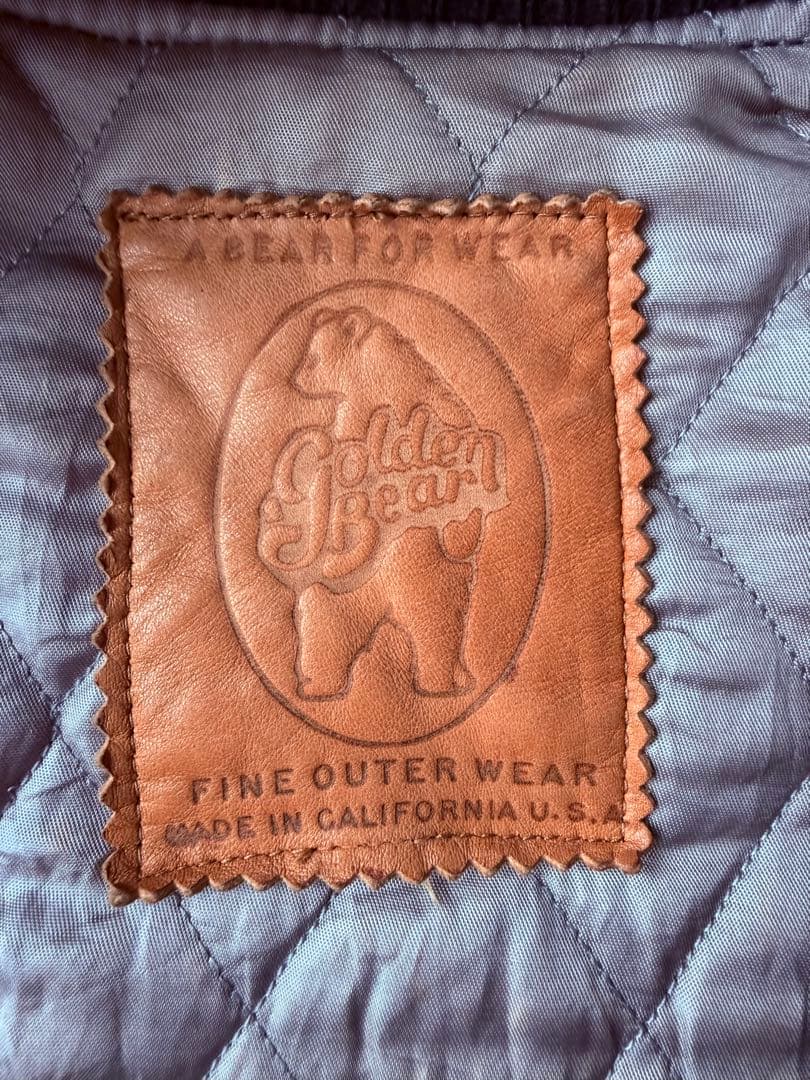 80s90s GoldenBear スタジャン usa製　Ｌサイズ　日本のXL