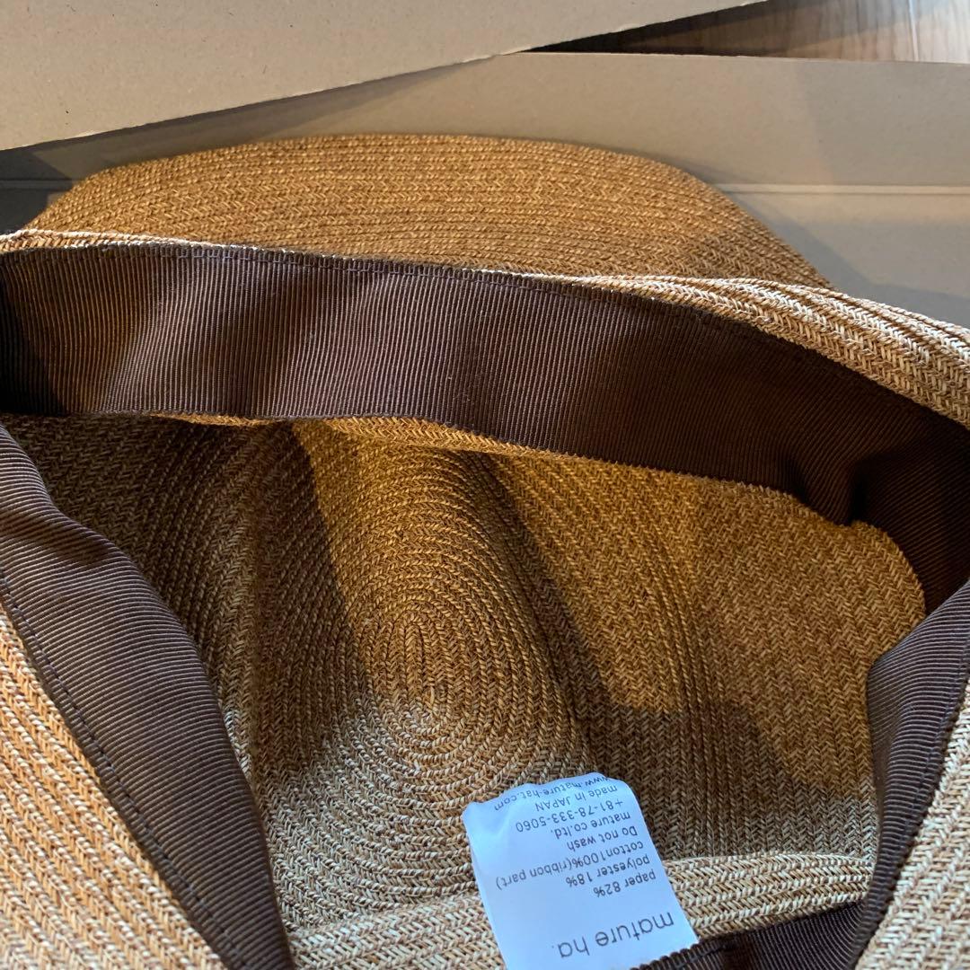 マチュアーハ mature ha. BOX HAT リボン