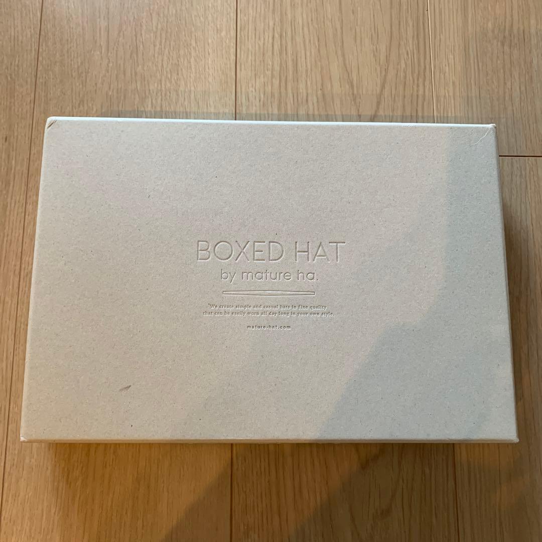 マチュアーハ mature ha. BOX HAT リボン