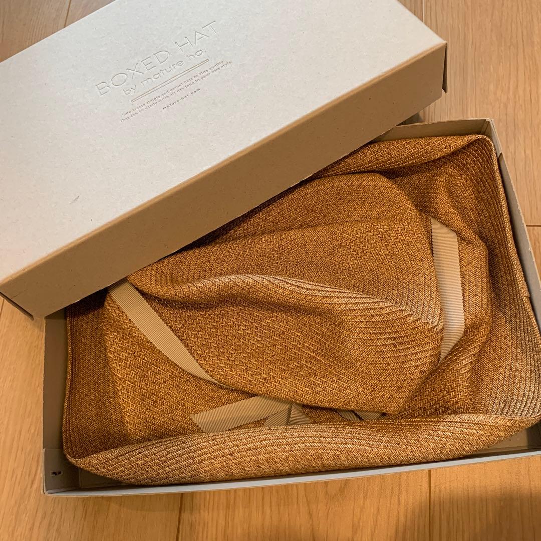 マチュアーハ mature ha. BOX HAT リボン