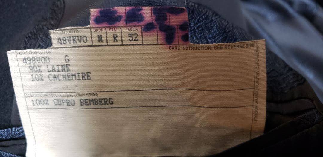 希少！　GIANNI VERSACE　チェスターコート　最上級ブラックタグ