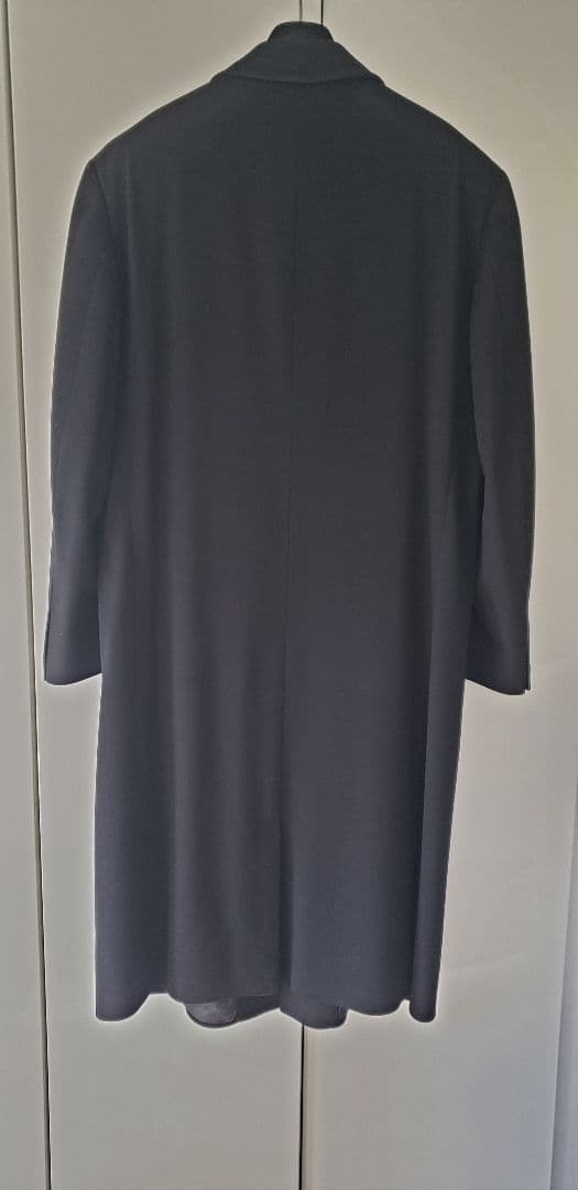 希少！　GIANNI VERSACE　チェスターコート　最上級ブラックタグ