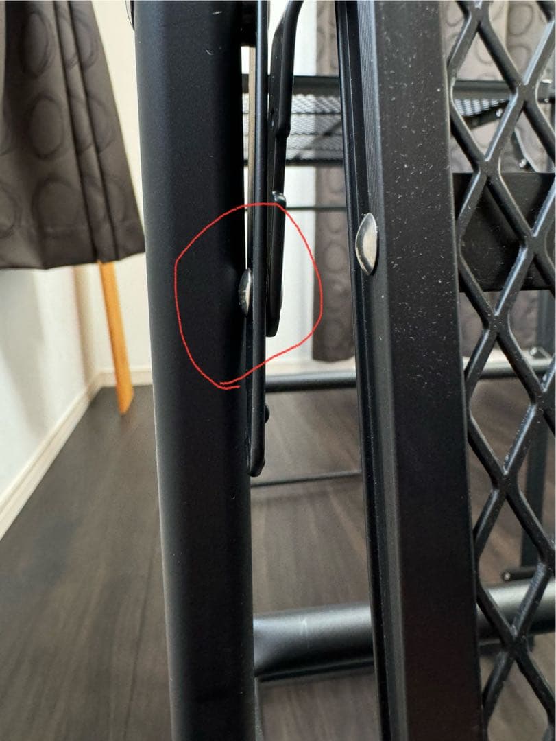 キャンパーズコレクション　タフライトスタンド キャンプラック　山善