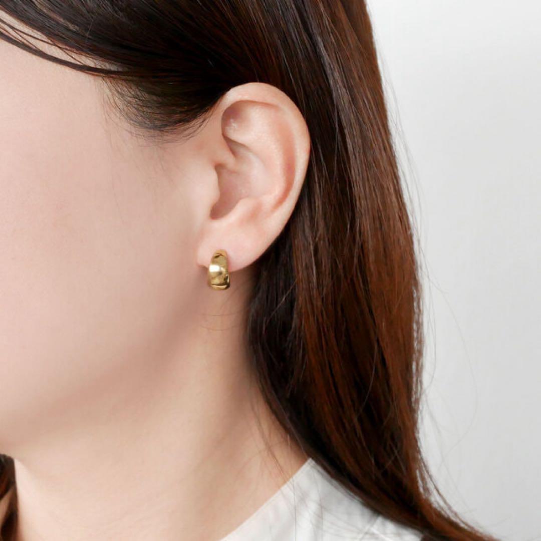 Vendome Aoyama ゴールドフープピアス AGVA1224_YG